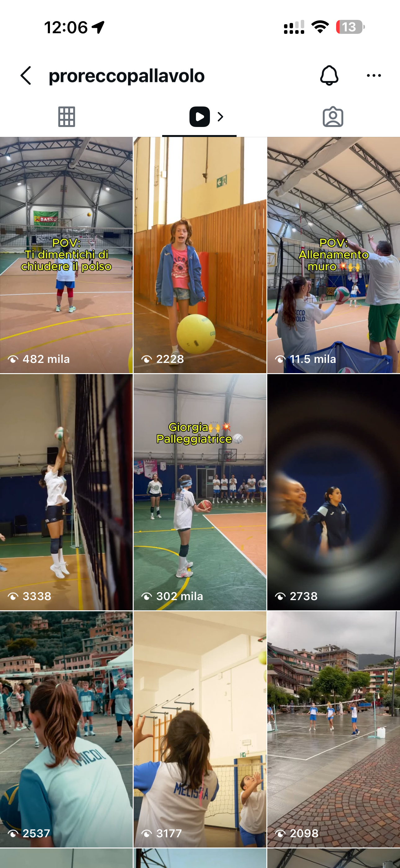 Feed virale Pro Recco